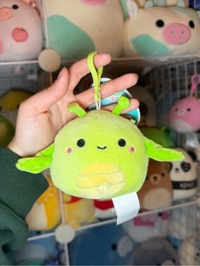 Squishmallows Squishmallow Pilar the Grasshopper 3.5" Stuffed Plush Clip